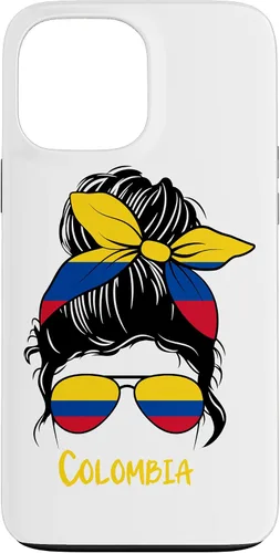Vista 24 de Colombian Girl Bandana Glasses Flag Colors Latina Pride Case for iPhone 17