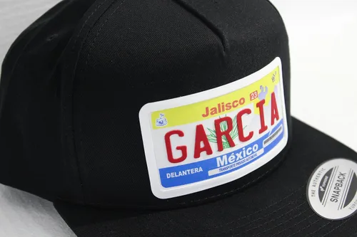 Vista 4 de Placas de Jalisco Gorras Personalizadas Sombreros Jalisco Personalizados El Snapback Mesh
