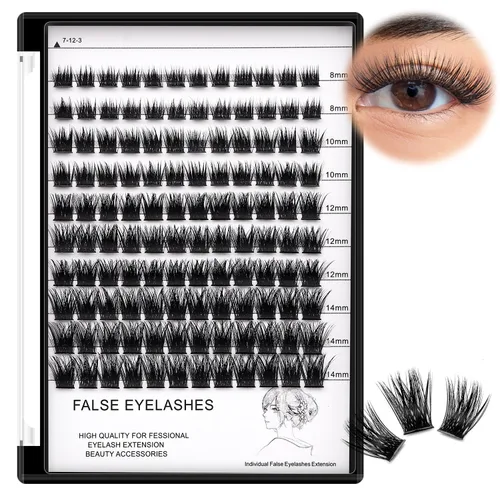 Vista 19 de Bodermincer 4 piezas Pinzas de Clúster de Pestañas para Injerto de Extensiones de Pestañas Postizas (4 piezas de Pinzas)