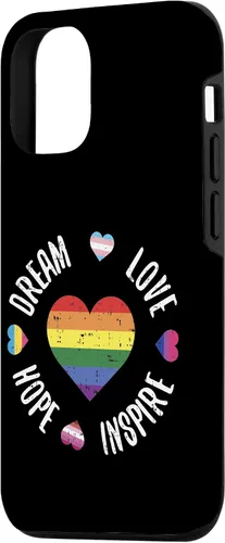 Vista 2 de Funda bi-sexual para iPhone 15 Dream Love Hope Inspire LGBTQ Orgullo Gay Trans Pan