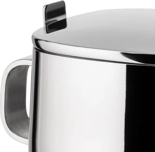 Vista 3 de Alessi A404 - Azucarero de diseño, acero inoxidable 18/10, pulido espejo