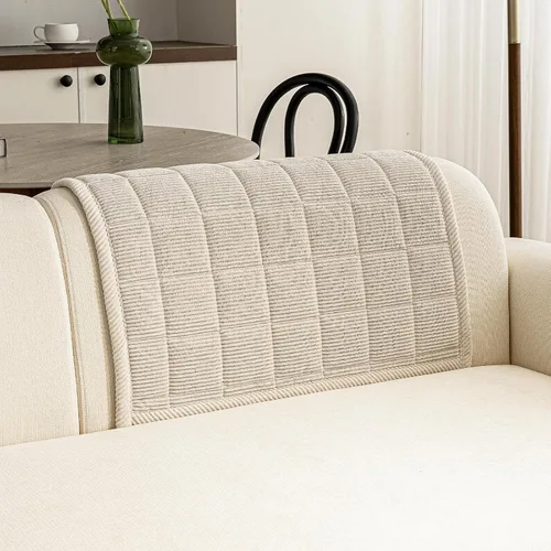 Vista 2 de Fundas para brazos de sofá, funda suave para respaldo reclinable, lavable, fundas gruesas y mullidas para reposabrazos de sofá, fundas protectoras