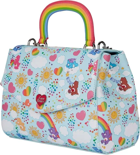 Vista 5 de Loungefly Care Bears - Bolso cruzado con asa arcoíris multicolor, Color múltiple, Bolso bandolera