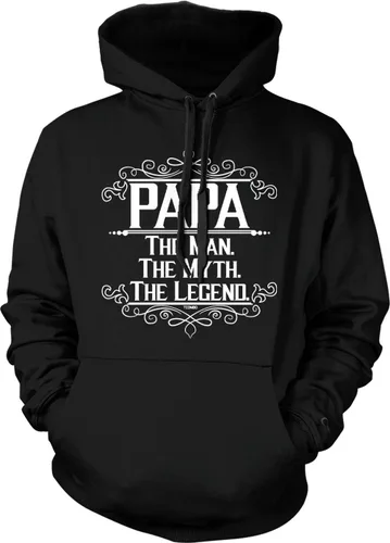 Vista 16 de Papa The Man, The Myth, The Legend - Sudadera unisex con capucha