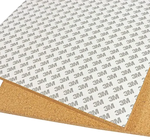 Vista 7 de Azulejos cuadrados de corcho de 12 x 12 pulgadas con parte trasera autoadhesiva, 1/2 pulgada de grosor, mini tablones de anuncios de pared
