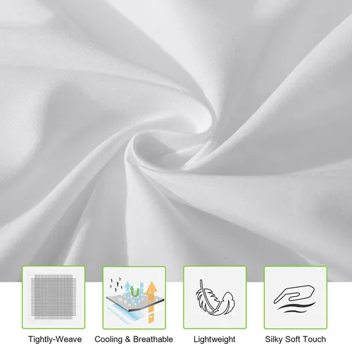 Vista 5 de Femini Fashion Juego de sábanas de microfibra suave de tamaño individual de 39 x 75 pulgadas, juego de sábanas de microfibra cepillada de 1800