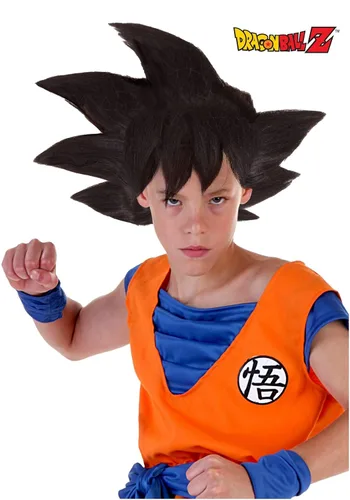 Vista 2 de Peluca de Goku infantil