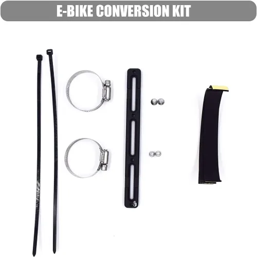 Vista 6 de DRIFT MANIAC Kit de conversión Ebike para adaptador de batería, montaje en bastidor, aluminio negro