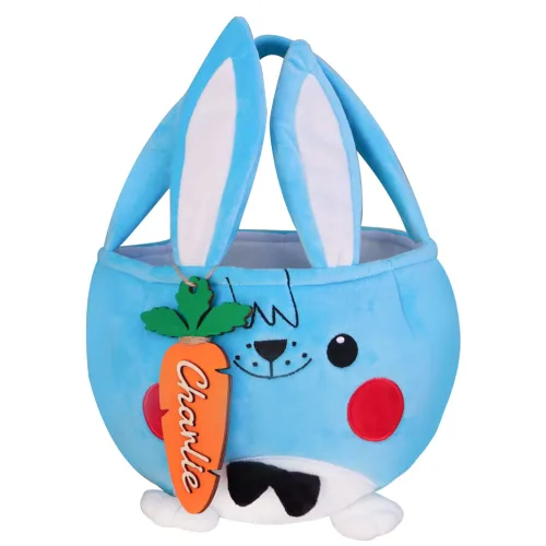 Vista 5 de Etiqueta personalizada para cesta de Pascua, 1 unidad, canasta de Pascua, esenciales, etiqueta con nombre de zanahoria, dinosaurio, madera, etiqueta