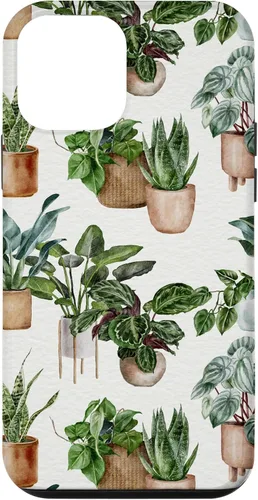 Vista 12 de iPhone 15 Amante de plantas de interior mamá señora Jardinería Boho Case