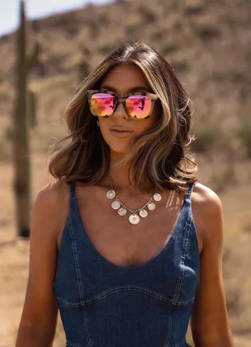 Vista 5 de DIFF Bella Designer - Gafas de sol cuadradas de gran tamaño para mujer, 100% protección UVA/UVB, colores de moda de moda Tortoise