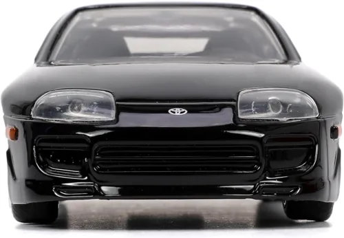 Vista 2 de Jada Fast & Furious 1:32 1995 Toyota Supra - Auto fundido a presión, juguetes para niños y adultos (negro)