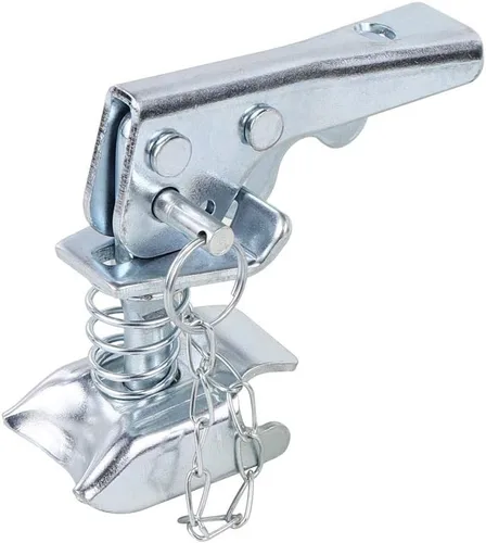 Vista 9 de NBJINGYI Acoplador recto de remolque con bola de 1-7/8 pulgadas, canal de 2-1/2 pulgadas de ancho, 2000 LBS Acoplador de lengua de remolque Fits