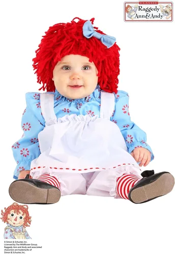Vista 2 de Disfraz infantil de Raggedy Ann