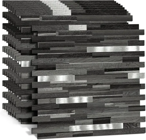 Vista 11 de 10 Piezas de Azulejos de Mosaico de PVC para Despegar y Pegar, para Salpicaduras de Cocina, Etc