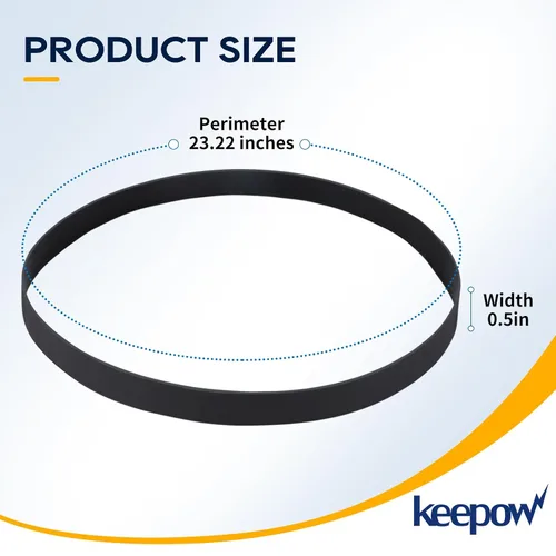 Vista 4 de KEEPOW Correa de vacío para limpiador de alfombras Hoover Dual Power Max FH51000, FH51001, FH51002, FH51010, FH51000RM, FH51000NC, FH51001, FH54000