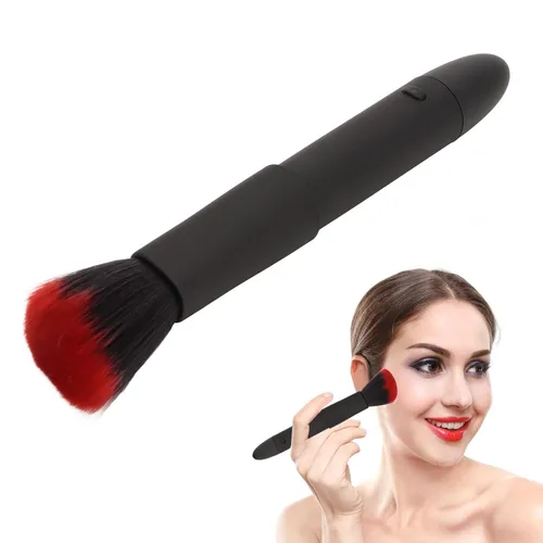 Vista 7 de TARSHYRY Cepillo de maquillaje eléctrico, multifuncional de 10 engranajes, cepillo de masaje eléctrico para rubor, cepillo de maquillaje USB