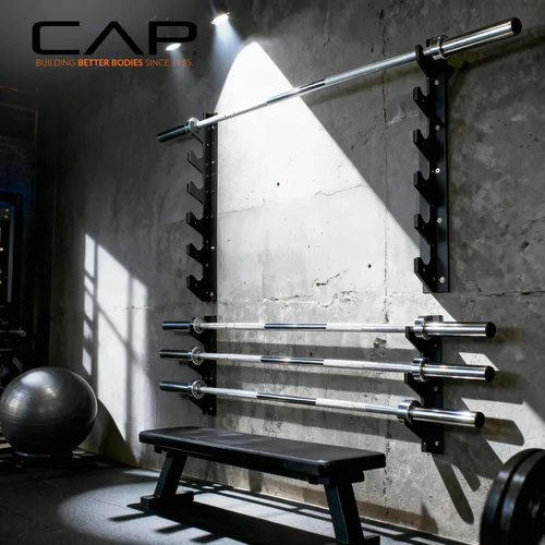 Vista 5 de CAP Barbell Horizontal Bar Wall Rack