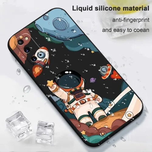Vista 6 de LEECG para Samsung Galaxy S20 Funda, Diseño Creativo Lateral con Forro de Microfibra de Silicona Suave con Patrón de Flores para Cubierta de negro