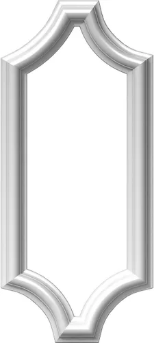 Vista 18 de Ekena Millwork PNL16X20AS-02 Panel de pared moldeado festoneado Ashford de 16 pulgadas de ancho x 20 pulgadas de alto x 1/2 pulgada de profundidad