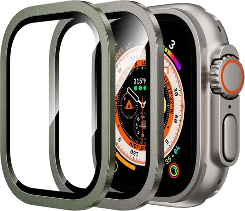 Vista 7 de WSKEN Protector de pantalla ligero para Apple Watch Ultra 3/Ultra 2/Ultra