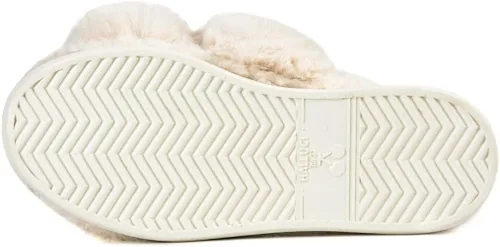 Vista 4 de Pantuflas para mujer, cruzadas, de vellón suave, para interior o exterior