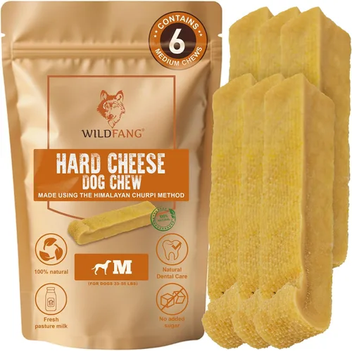 Vista 12 de Wildfang® Yak Chews, XS para perros de menos de 22 libras – Varilla dental para perros, dureza como el queso de yak del Himalaya, palitos de queso