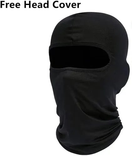 Vista 4 de LIGUOGUO Máscara verde Cyberpunk para hombre, con luz LED, futurista, máscara de cosplay de cara completa, para fiesta de máscaras, Halloween
