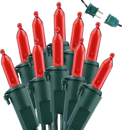 Vista 16 de Brizled Luces de Navidad, 33 pies, 100 LED Conectables de Extremo a Extremo, Mini Luces de Cadena de Navidad, 120V Certificadas UL, Blanco Frío, Luz