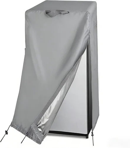 Vista 20 de Cubierta para refrigerador Guisong, impermeable y a prueba de polvo, protectora para congeladores verticales, adecuada para la mayoría de mini