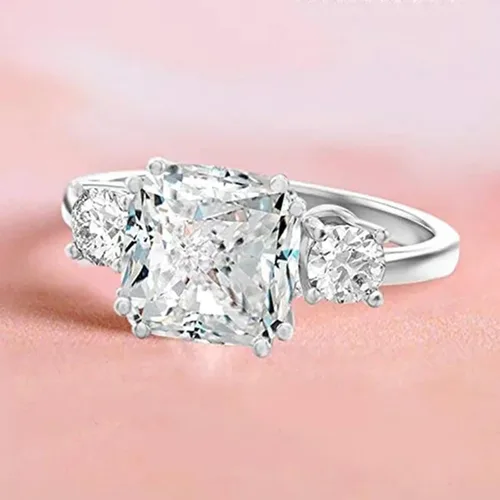 Vista 2 de Anillo de moda para hombre, anillo de acero inoxidable 512, regalo de cumpleaños para novia, Navidad