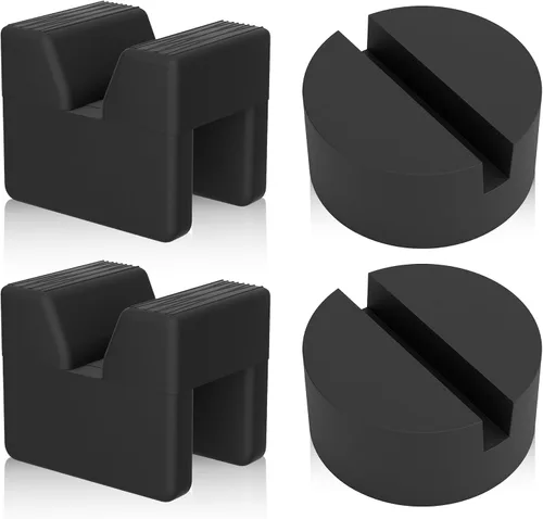 Vista 8 de Seven Sparta 2 almohadillas de soporte de gato adaptadores protectores de Ajuste universal para la mayoría de soportes de 3 toneladas, goma