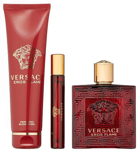 Vista 2 de Versace Eros Flame - Desodorante perfumado en espray para hombre, 3.4 oz