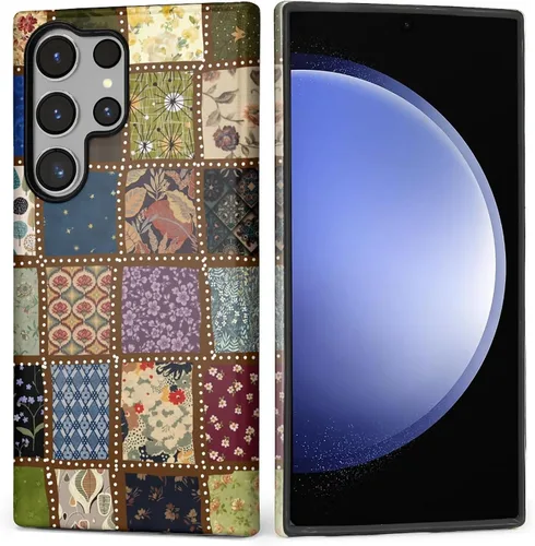 Vista 73 de Funda para Samsung Galaxy S23, Funda Híbrida Resistente 2 en 1 de Cuerpo Completo Resistente a Golpes con Protección Brillante para Samsung Galaxy