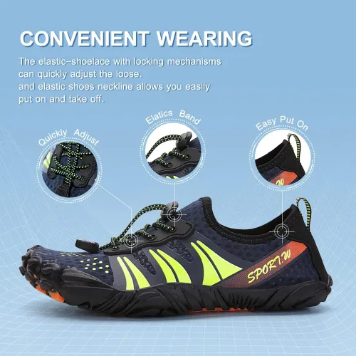 Vista 4 de Zapatos de agua para mujeres hombres zapatos de playa para mujeres zapatos de natación zapatos de piscina zapatos de río zapatos de secado rápido