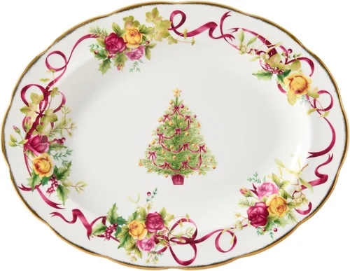 Vista 8 de Juego de taza y platillo de té, diseño de rosas del campo, Juego de 5 cubiertos de mesa