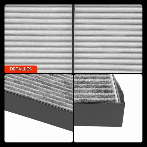 Vista 8 de Filtro de aire de cabina A-Premium con carbón activado compatible con modelo Subaru - Crosstrek 2016-2017, Forester 2009-2018, Impreza 2008-2016