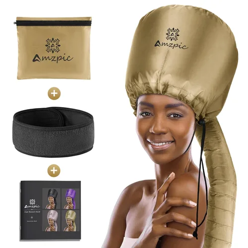Vista 9 de Accesorio para secador de pelo de capó, suave, ajustable, extra grande, para acelerar el tiempo de secado en casa, fácil de usar para peinar, rizar