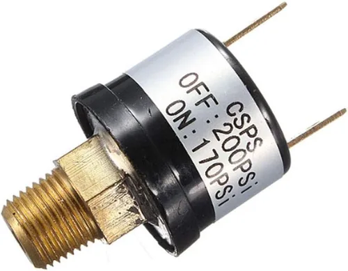 Vista 2 de Etopar 12V Heavy Duty 170-200 PSI Interruptor de control de presión Válvula Compresor de aire Bomba de bocina Regulador de tren de coche