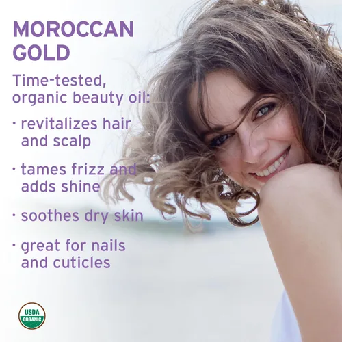Vista 3 de LIFE-FLO Aceite de argán puro Orgánico y prensado en frío Intensifica el brillo y la suavidad del cabello y minimiza las puntas abiertas