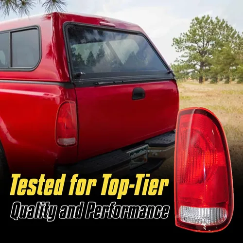 Vista 3 de Rareelectrical Nueva luz trasera derecha del pasajero compatible con Ford F-150 Styleside 1997-2003 1999-2007 F-250 F-350 Super Duty bombillas