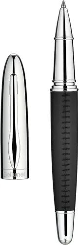 Vista 9 de BEILUNER 318 Bolígrafo personalizado de lujo, cosido a mano, cuero negro Negro (personalizado)