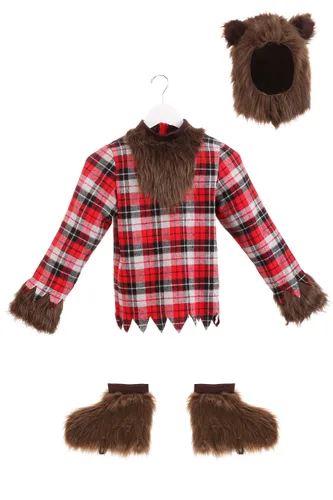 Vista 13 de Disfraz de hombre lobo feroz para niños Multicolor
