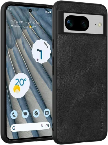 Vista 25 de X-level Funda protectora inalámbrica para Google Pixel 8 Pro, piel azul, ajuste delgado, con protección para lente de cámara