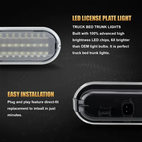 Vista 7 de D-Lumina luz LED para cama de camioneta con arnés de cableado compatible con Ford 2015-ACTUAL F150, 2017-ACTUAL F150 Raptor F250 F350 Super Duty