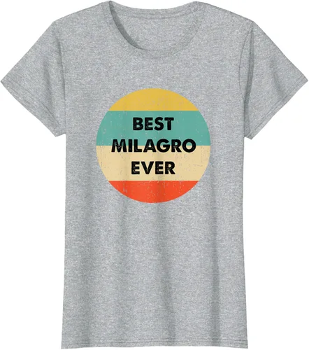Vista 27 de Camiseta Milagro Name, Negro
