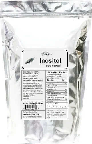 Vista 3 de Inositol Bulk Pure Powder 1000g (2.2 lb) NF12 y FCC Calidad Estándar