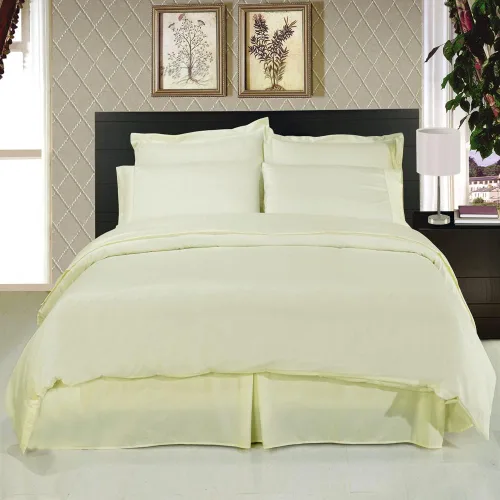 Vista 3 de Royal Hotel Bedding Juego de funda de edredón de algodón, tamaño matrimonial, color negro sólido con relleno de edredón, juego de edredón