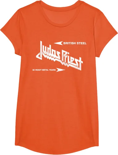 Vista 19 de Judas Priest Camiseta British Steel Negro