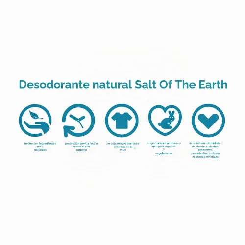 Vista 4 de The Healthy Option Crystal Spring Salt Of the Earth Desodorante